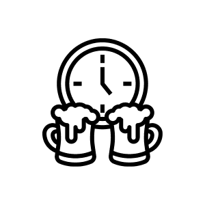 Complimentary Happy Hour snack & sip