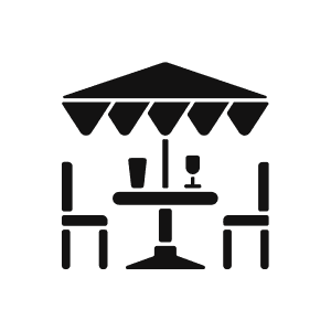 Access to lounge and patio