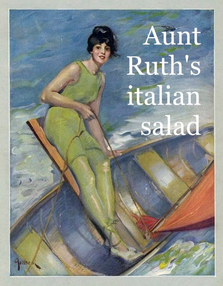 aunt ruth's italian salad