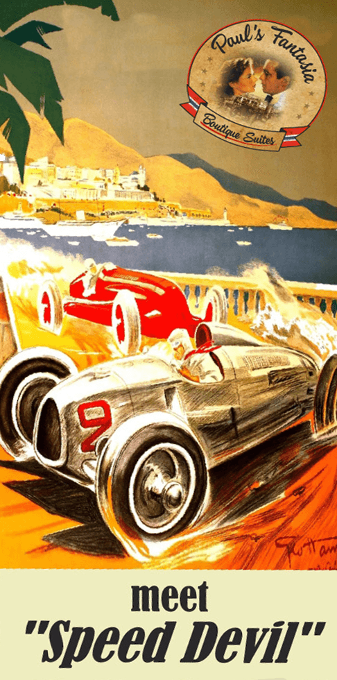 speed devil vintage car pauls fantasia