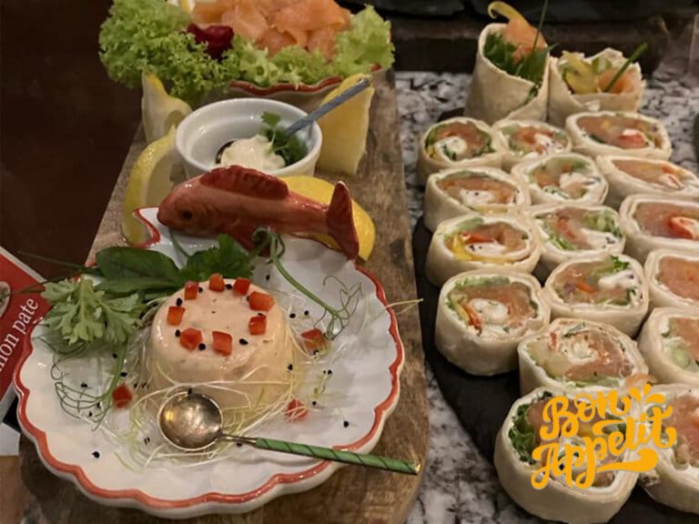 salmon rolls and smoked salmon breakfast paul's fantasia