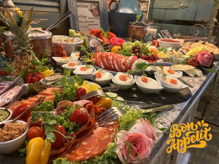 breakfast display hotel breakfast paul's fantasia szczecin