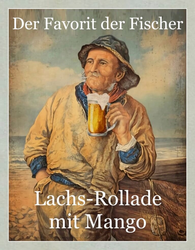 lachs rollade mit mango